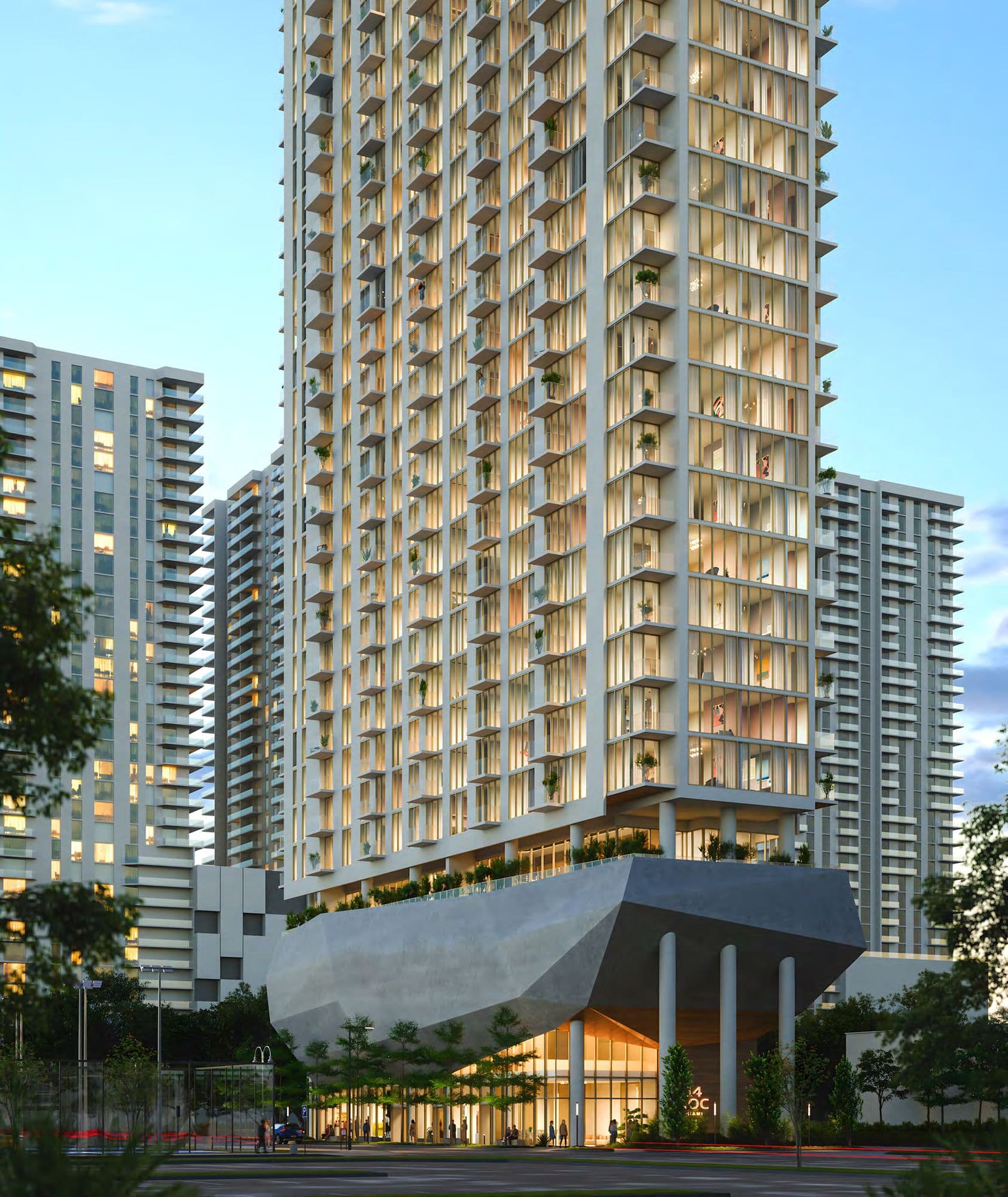 La torre vista desde la calle