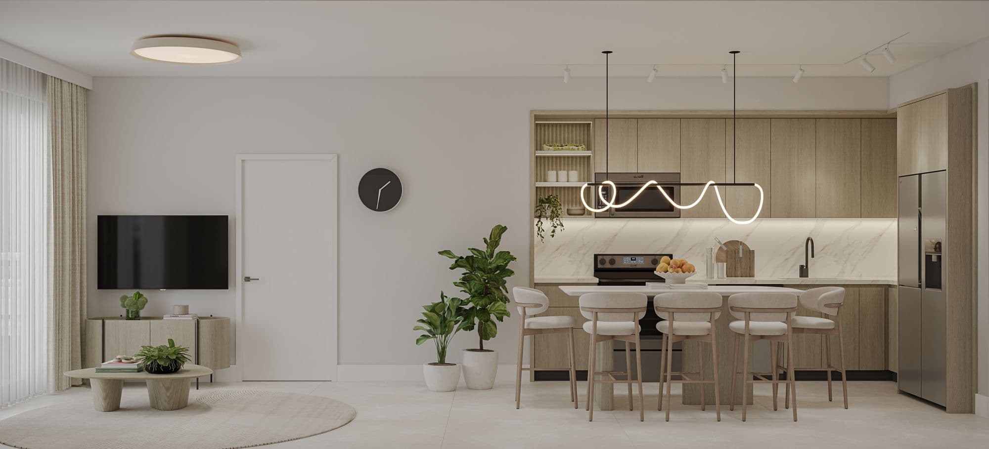 Cocina y comedor