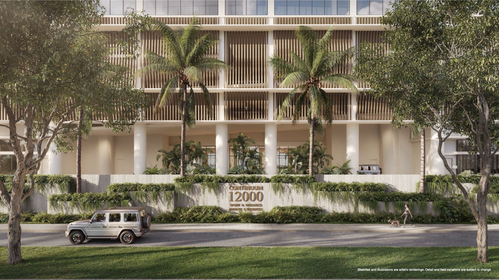 Llegada al edificio