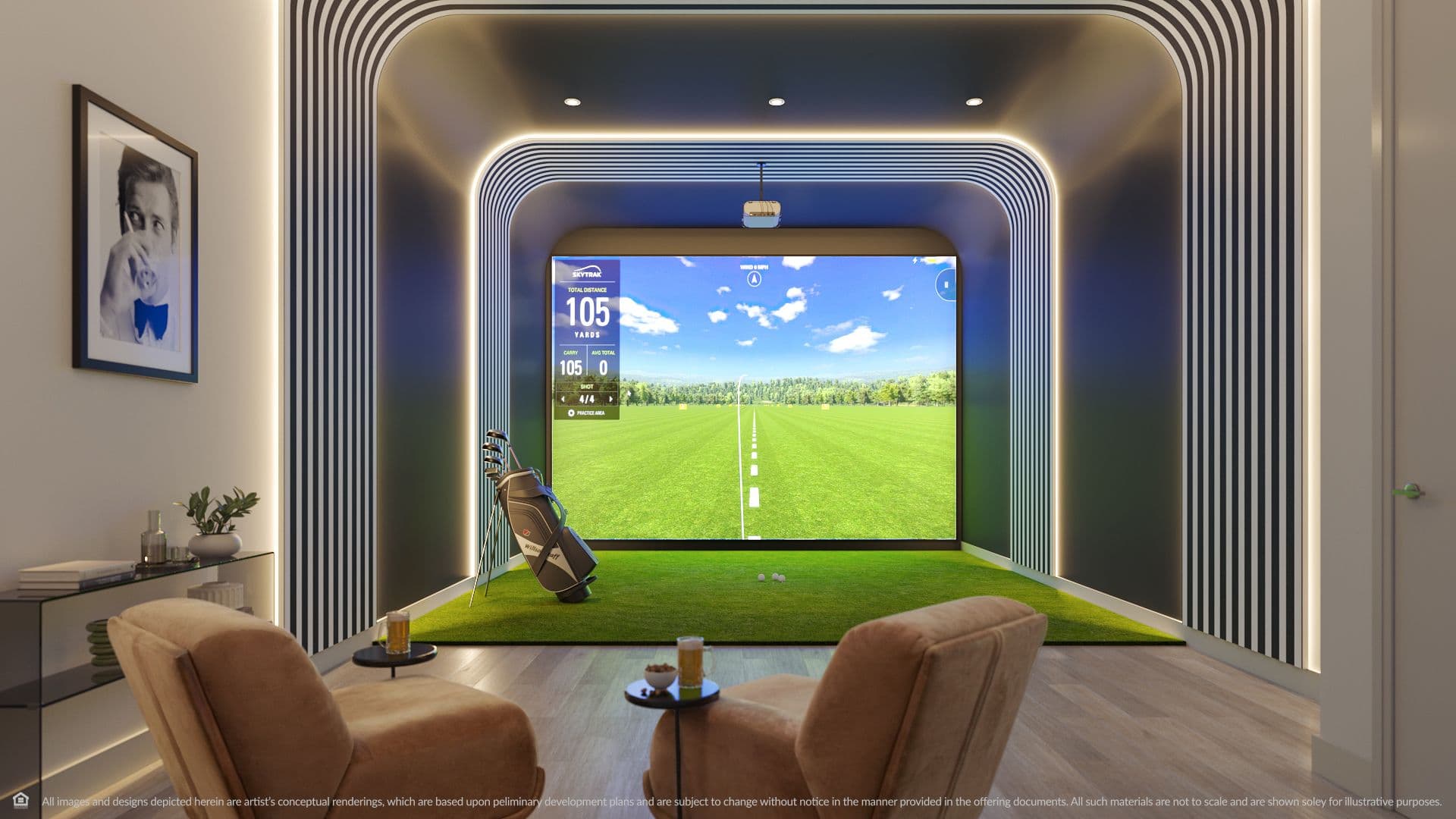 Simulador de golf