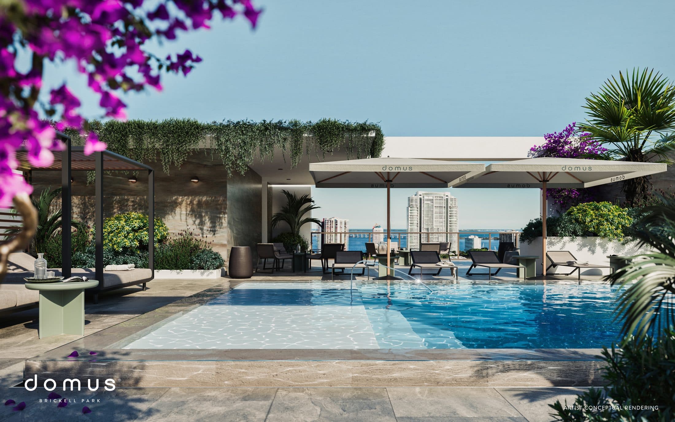 Piscina en la azotea