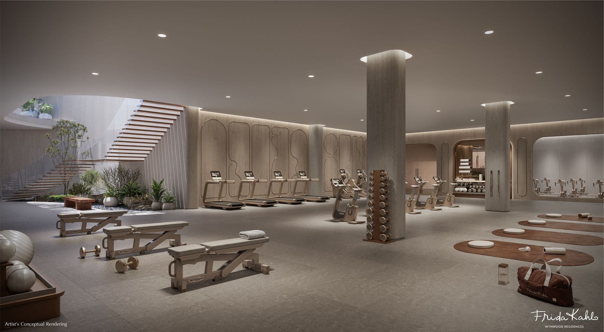 El gimnasio del piso 3