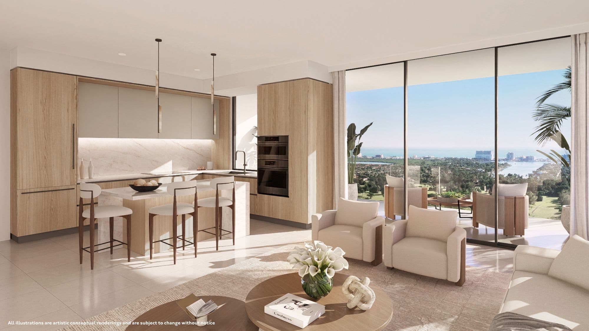 Cocina y sala