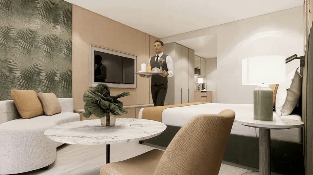 Sala de una residencia