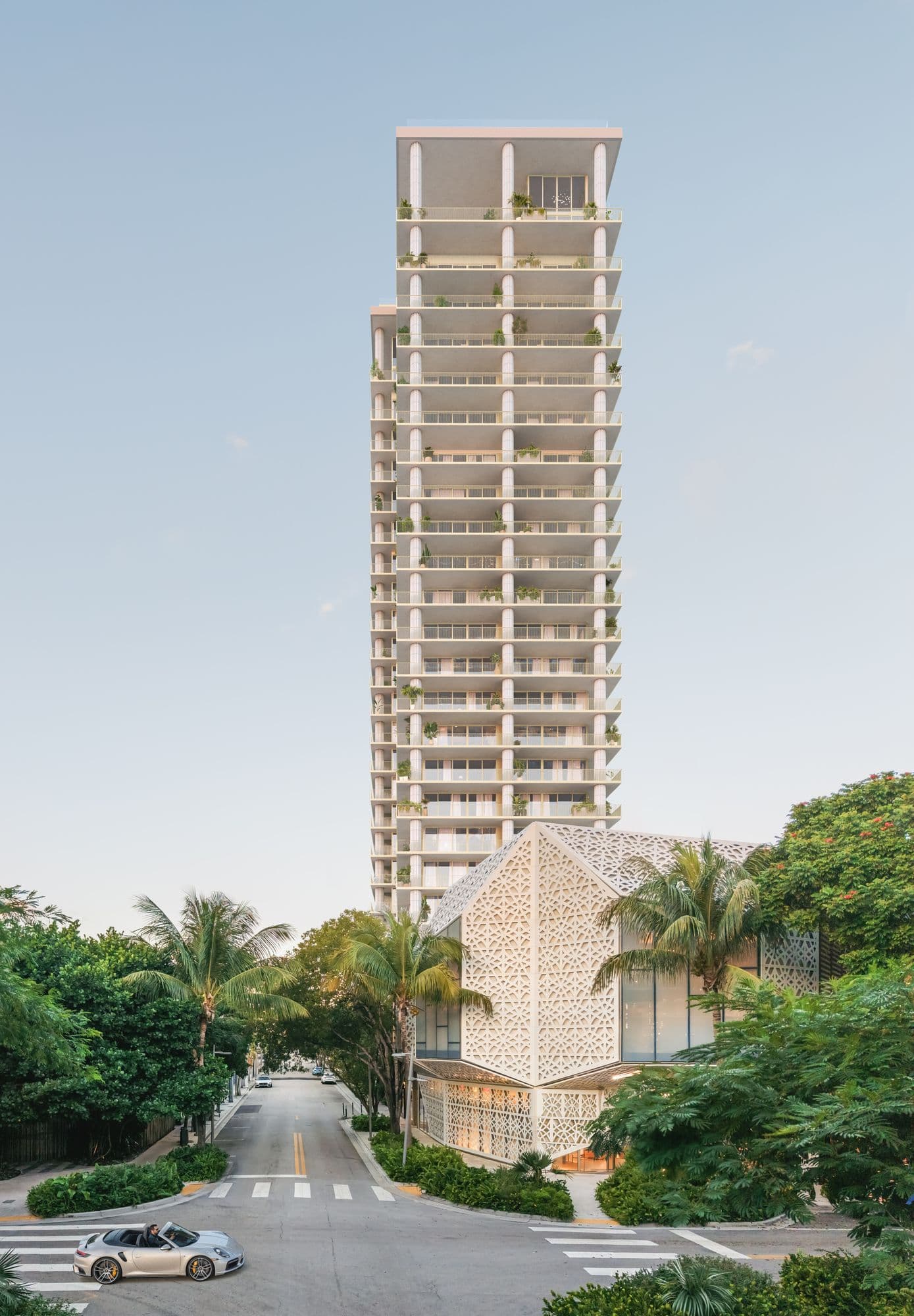La torre en el Design District
