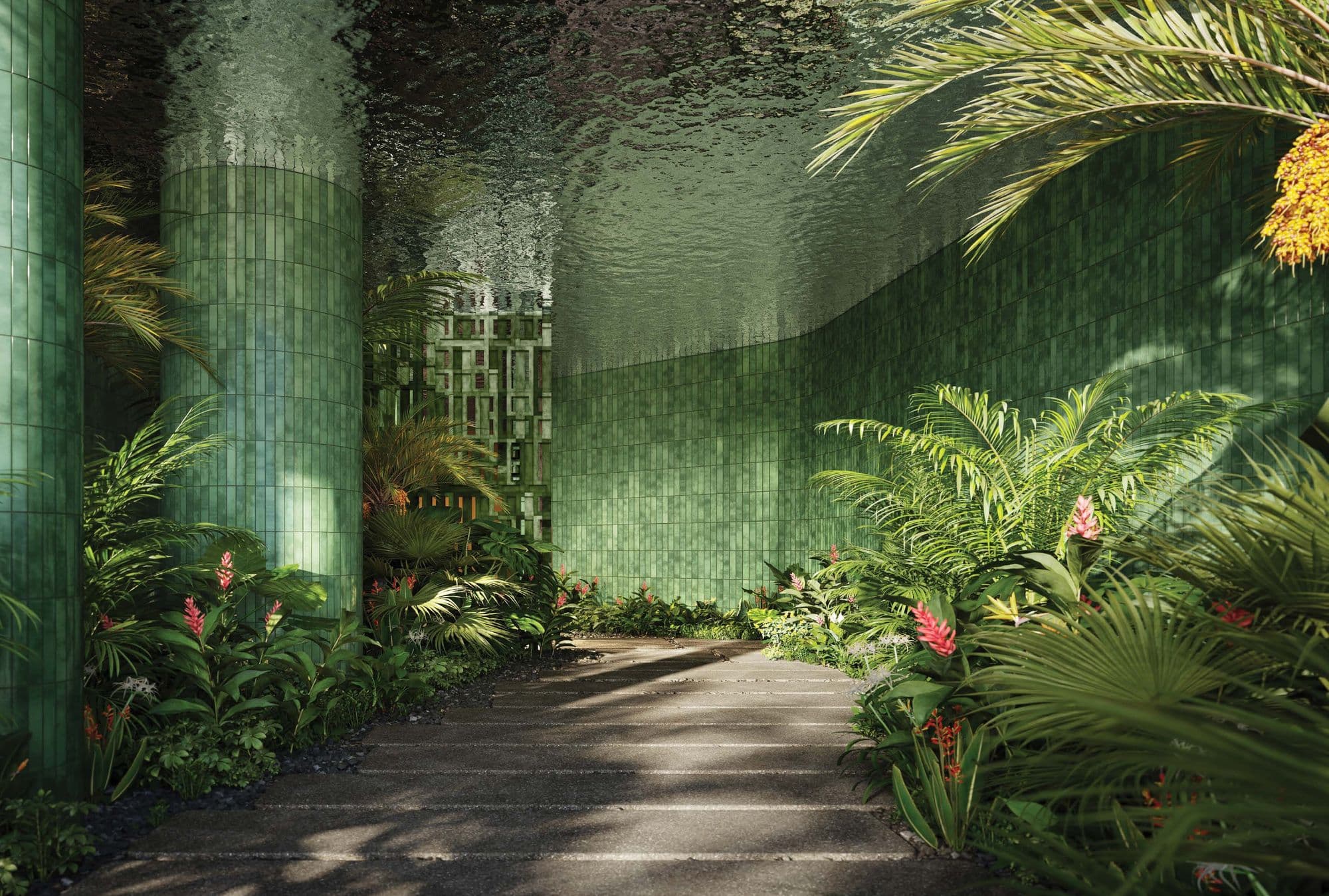 Jardín tropical