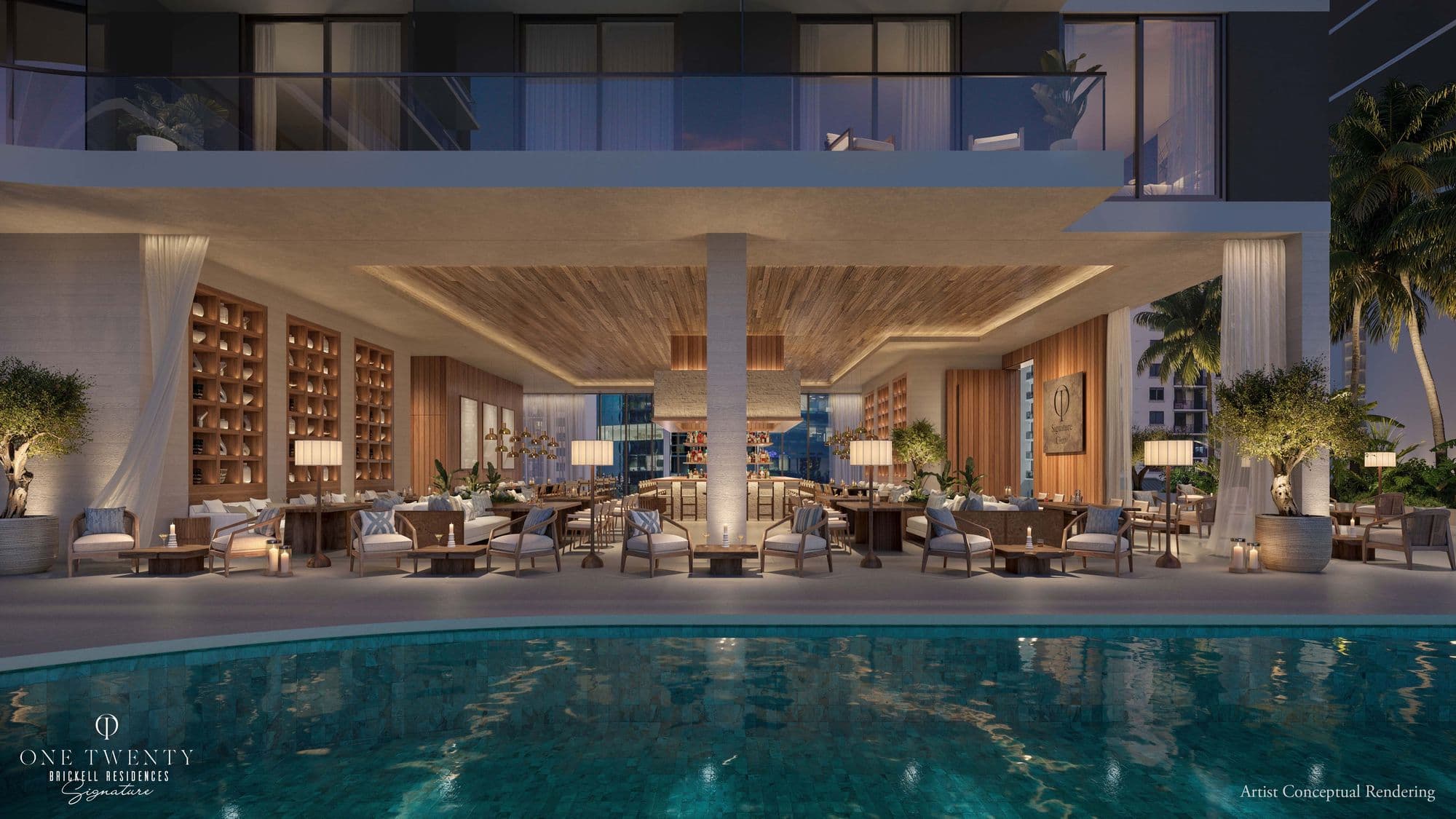 Piscina y club de noche