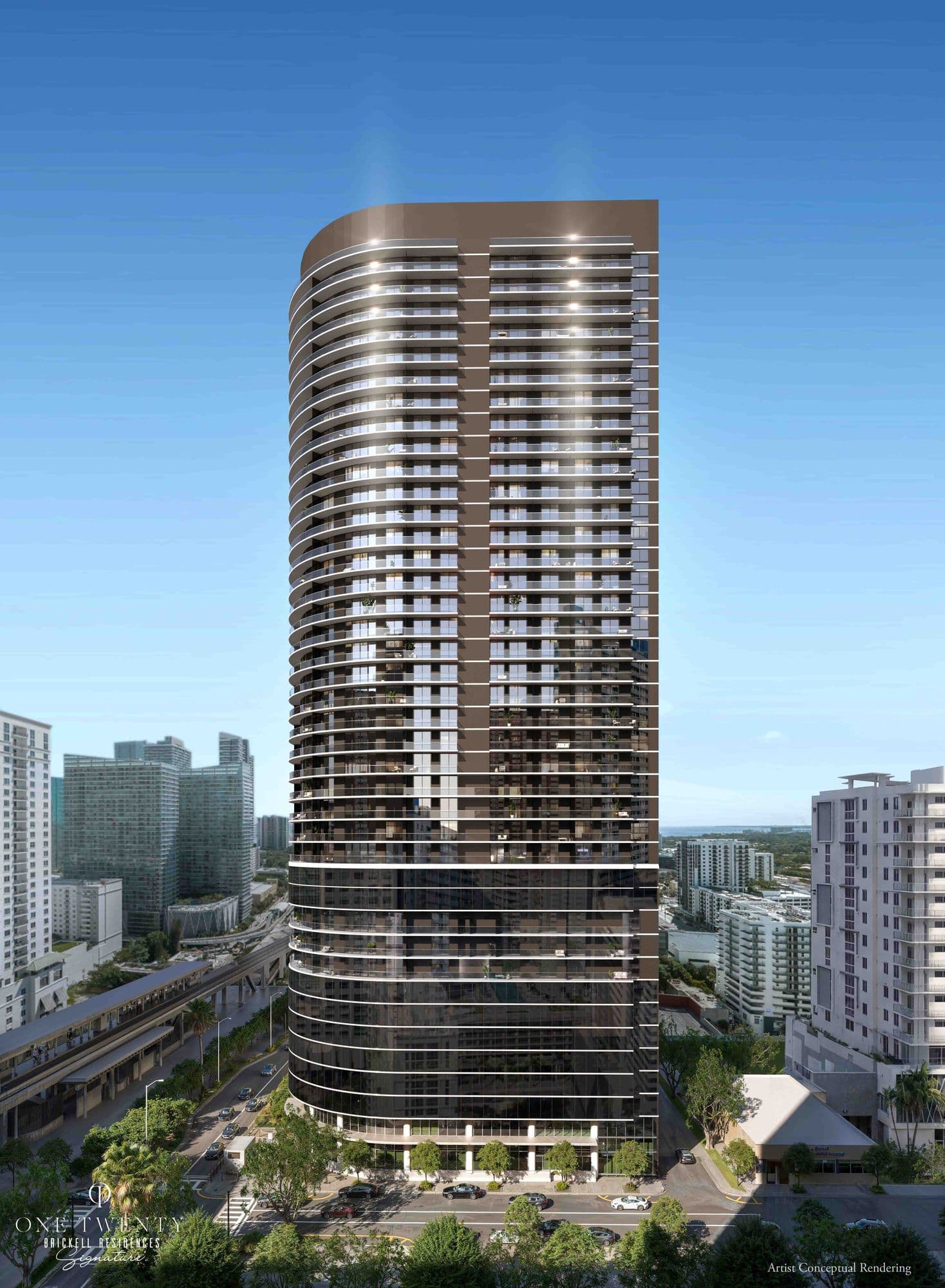 La torre de 40 pisos en Brickell