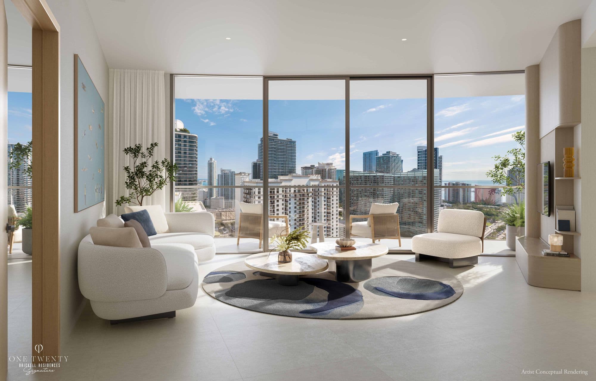 Sala con vista a la ciudad