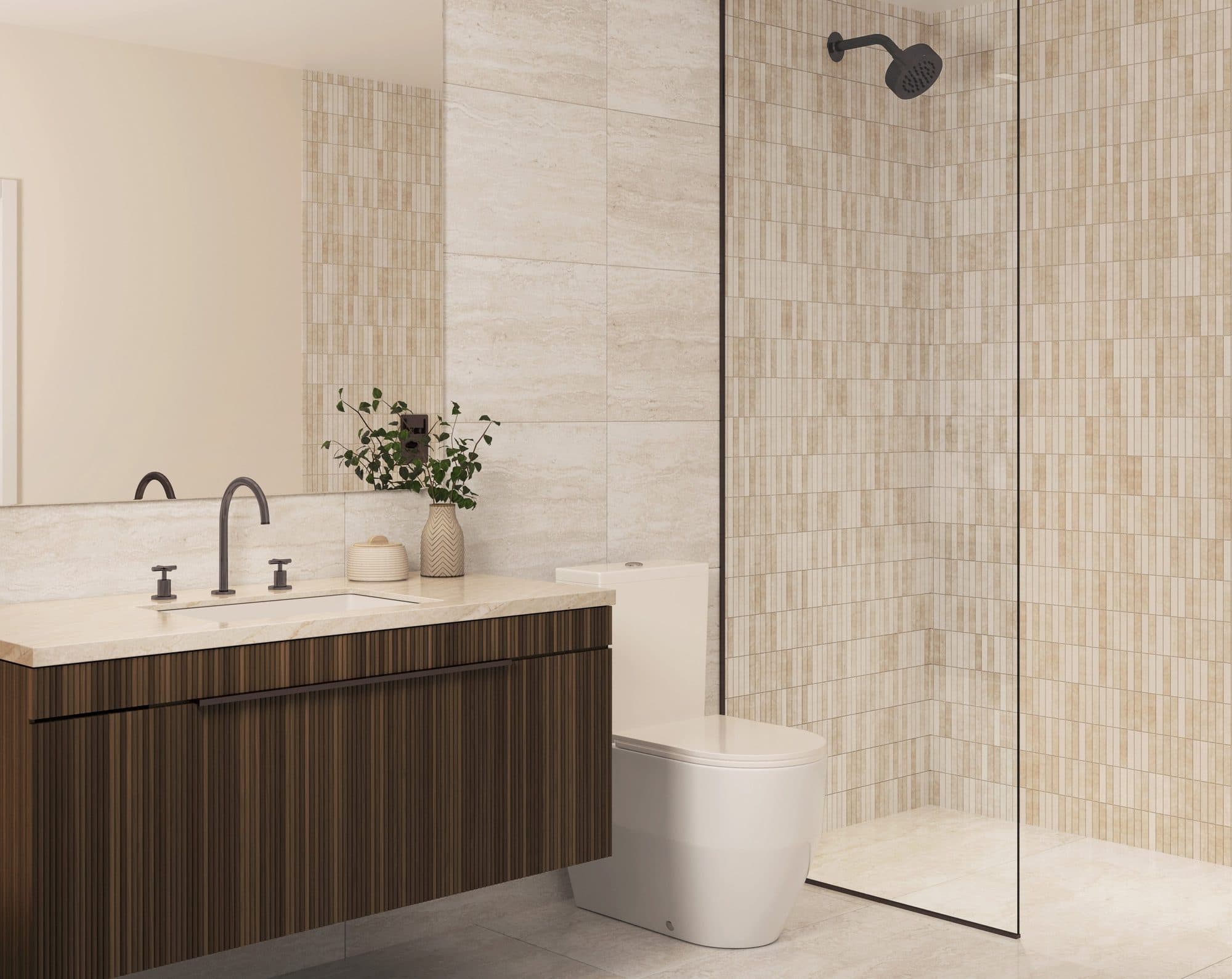 Baño principal tipo spa