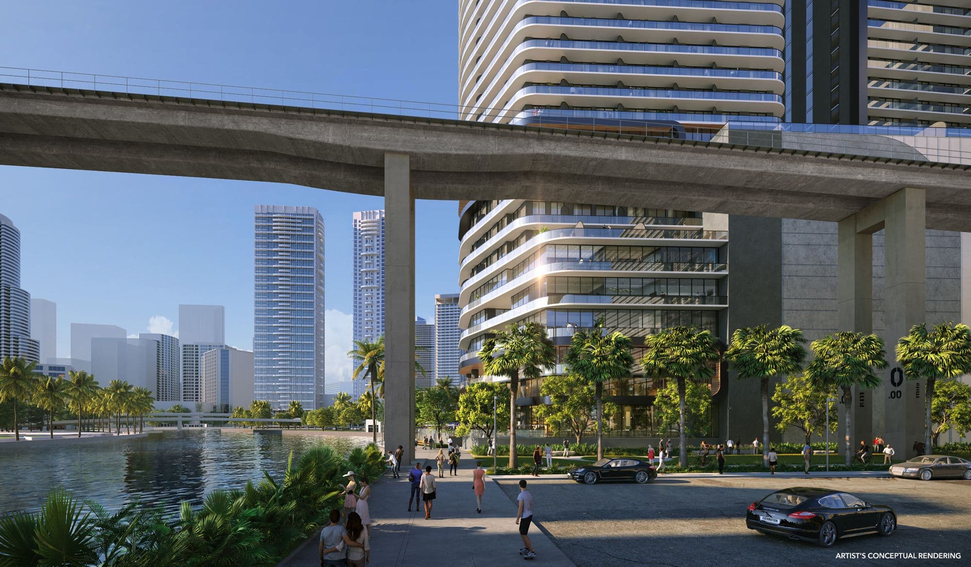 Paseo junto al río Miami y The Underline